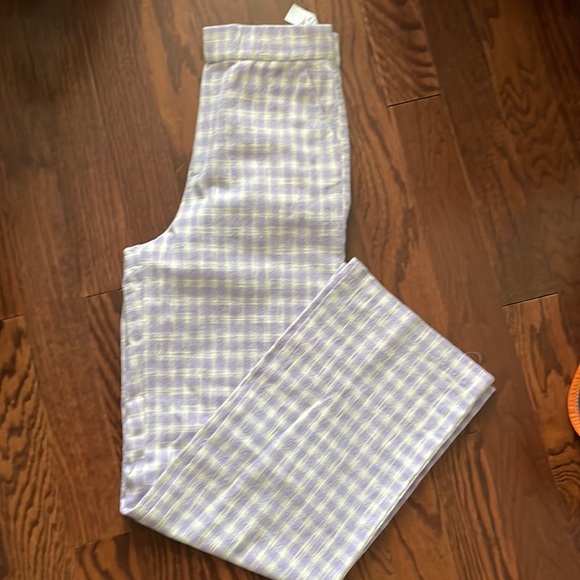 Zara gingham pants. - Picture 2 of 5
